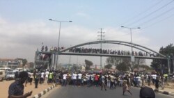 Manifestação contra desemprego em Luanda