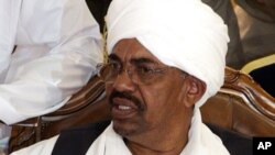 Omar el-Béchir au palais présidentiel de Khartoum.