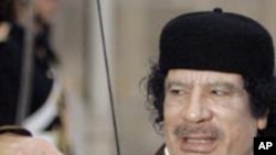 Le colonel Kadhafi