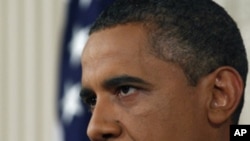 President Barack Obama delivers a televised address from the White House in Washington on his plan to drawdown U.S. troops in Afghanistan, Wednesday, June 22, 2011.