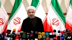 Tổng thống tân cử Iran Hassan Rowhani.