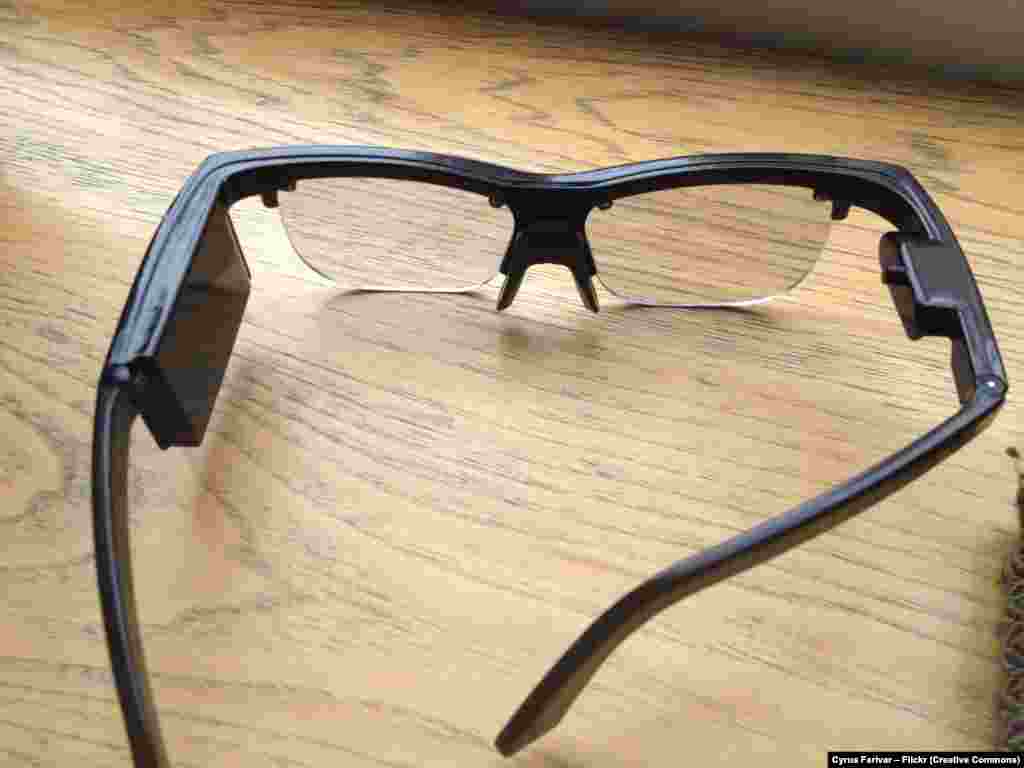 Optinvent Ora is an example of “augmented reality” glasses that put a see-through screen in the wearer’s field of vision. The glasses run on the Android operating system. 