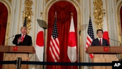 Shugaba Donald Trump Da Firaiminstan Japan, Shinzo Abe