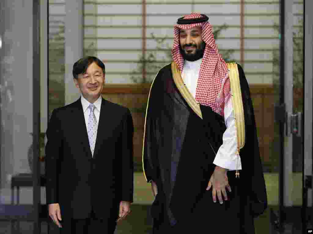محمد بن سلمان ولیعهد عربستان سعودی از سوی امپراتور جدید ژاپن در توکیو مورد استقبال قرار گرفت.&nbsp;