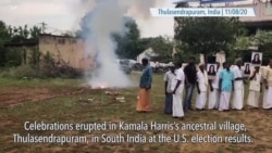 Indians in Kamala Harris’s Ancestral Village Rejoice in Her Projected Win 