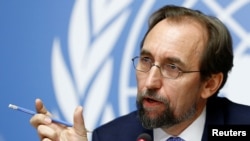 Zeid Ra'ad Al Hussein, komiseri mukuru ajejwe agateka ka zina muntu yashyikirijwe amazina y’abategetsi bagirizwa ivyaha vy’agahomerabunwa