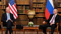 美國總統拜登和俄羅斯總統普京於 2021 年 6 月 16 日在瑞士日內瓦的拉格蘭奇別墅舉行美俄峰會 (路透社照片)