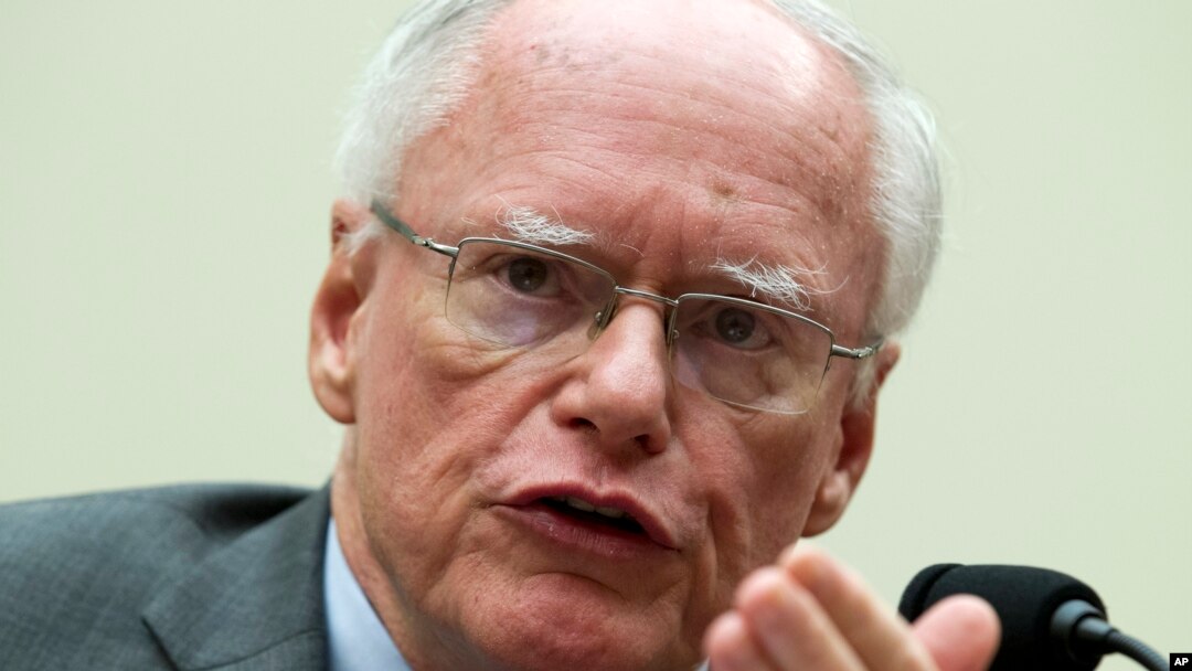 FILE - U.S. diplomat James Jeffrey speaks during a hearing on Iran before the House Foreign Affairs Committee at Capitol Hill in Washington, Oct. 11, 2017. Jeffrey is a former U.S. ambassador to Turkey.