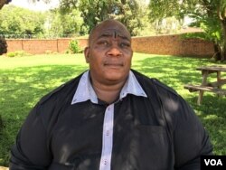 Raymond Majongwe, the secretary general of the Progressive Teachers Union of Zimbabwe, believes it is time for President Robert Mugabe to step down. (S. Mhofu/ VOA)