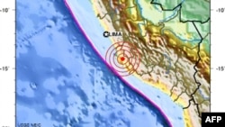 Trận động đất mạnh 6,3 độ xảy ra tại vùng bờ biển miền trung Peru