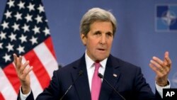 John Kerry, chef de la diplomatie américaine, à Bruxelles le 19 mai 2016.