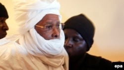 Hissène Habré, Palais de justice de Dakar, Sénégal, le 20 juillet 2015. (Archives)