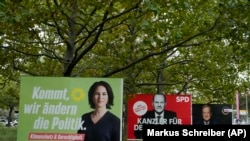 Germany Election: campaign billboards, posters