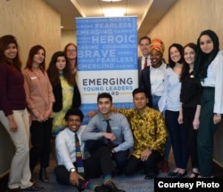 Diovio Alfath bersama para penerima penghargaan "Emerging Young Leaders" dari Pemerintah AS (Dok: Diovio Alfath)