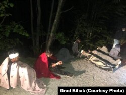 Migranti na planini Plješevica kod Bihaća, 11. maj 2020