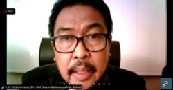Kepala Badan Penelitian dan Pengembangan Daerah (Balitbangda) Kabupaten Bekasi, Entah Ismanto (VOA).