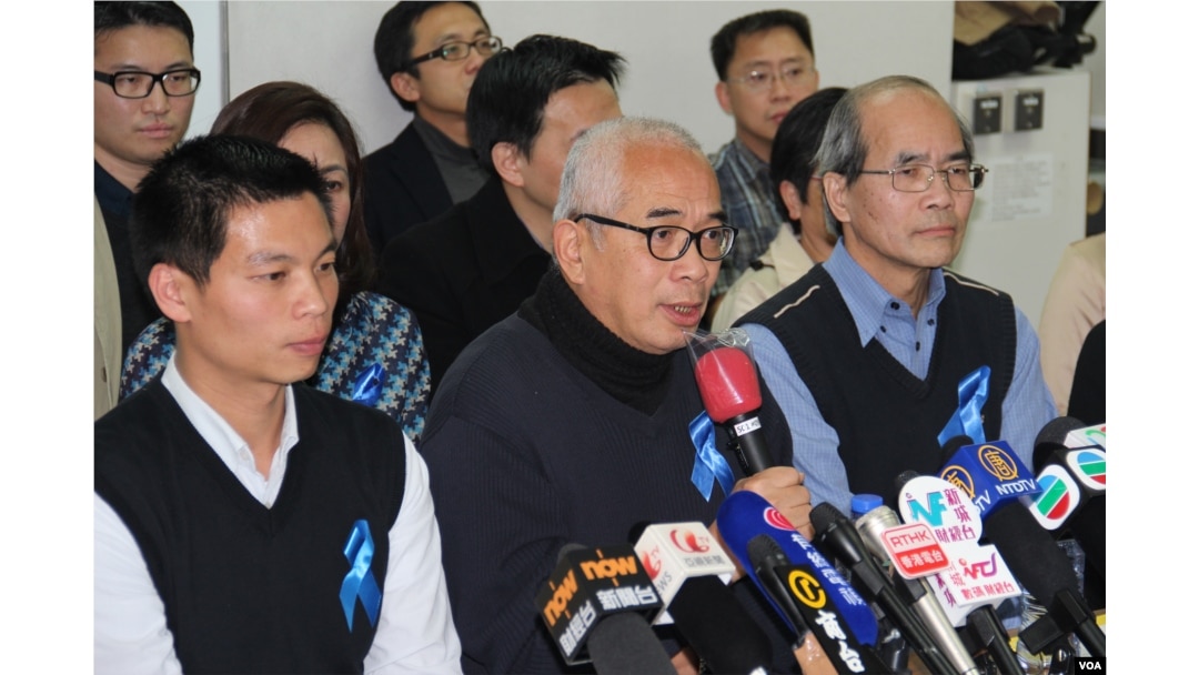 資深媒體人、時事評論員程翔發言(美國之音海彥拍攝)