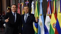 Mauricio Macri,a la derecha, se mostró muy cercano al presidente Jair Bolsonaro durante su mandato.