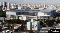 El estadio Arena da Baixada es reconstruido para la Copa del Mundo. Tiene hasta 1l 18 de febrero para probar que estará listo a tiempo.