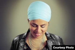 Amrita Khurana, a marketing specialist at The New York Times, poses for her portrait with the Sikh Project.
