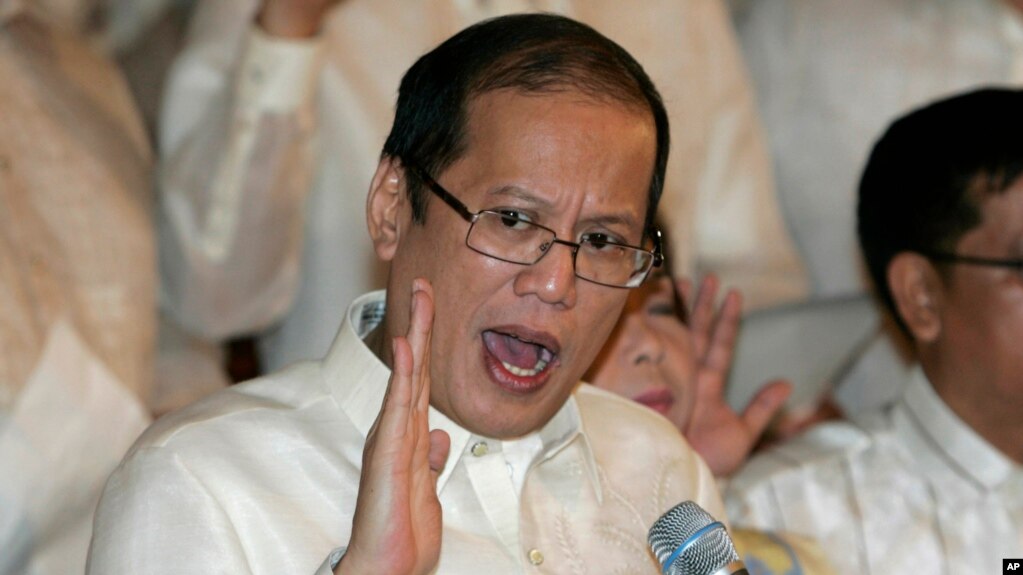 已故前菲律宾总统阿基诺三世。（美联社资料照）(photo:VOA)