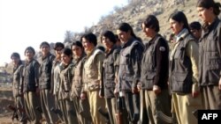 Nữ chiến binh của Đảng Công nhân Kurdistan PKK