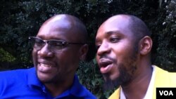 Zimbabwe cleric and rights activist Pastor Evan Mawarire at the launch of his coalition of independent council election candidates to contest in 2018’s elections. in Harare, March 29, 2018. (S. Mhofu for VOA)