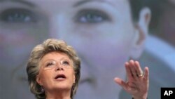 Evropska komesarka za pravdu Vivian Reding 