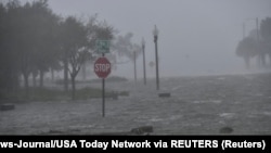USA, Florida, Pensacola, Flooding due to Hurricane SallyFlooding due to Hurricane Sally