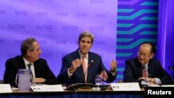 Sakataren Harkokin Wajen Amurka John Kerry da AGOA Forum ga 4 Agusta 2014.