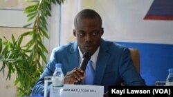 Elom Attissogbé est le président de West African Young Leader Summit Togo. (VOA/Kayi Lawson)
