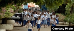 Children undergoing programs at Pour un Sourire d’Enfant (PSE) also known as “For a Child’s Smile.” (Courtesy of PSE)