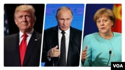 El tema de las llamadas telefónicas separadas entre Trump, Putin y Merkel se espera que sea el alivio de las sanciones impuestas por Washington sobre Moscú.