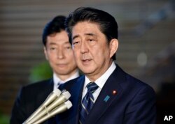 아베 신조 일본 총리.