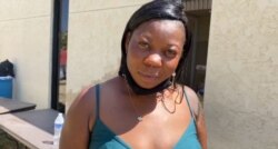 Michelle Baptiste, a Haitian migrant who was released from ICE custody