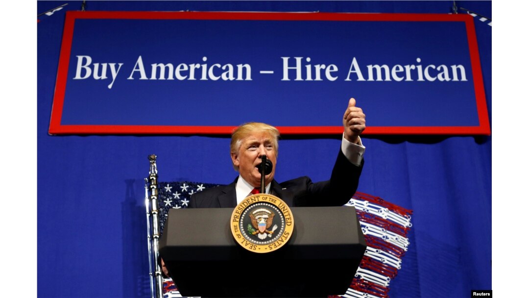Prezident Tramp fikricha Amerika kompaniyalari avvalo amerikaliklarni ishga olishi shart