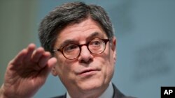 FILE - Treasury Secretary Jacob Lew.