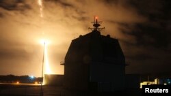 The Missile Defense Agency conducts a intercept flight test of a land-based Aegis Ballistic Missile Defense weapon system from the Aegis Ashore Missile Defense Test Complex in Kauai, Hawaii, Dec. 10, 2015. 