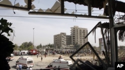 Twin Blasts Rock Damascus