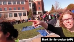 Melissa Click is listed on Professor Watchlist because she tried to prevent a student journalist from filming student protests at the University of Missouri in 2015.
