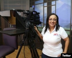 La periodista Lucía Pineda Abau está detenida y a la espera de juicio en Nicaragua.