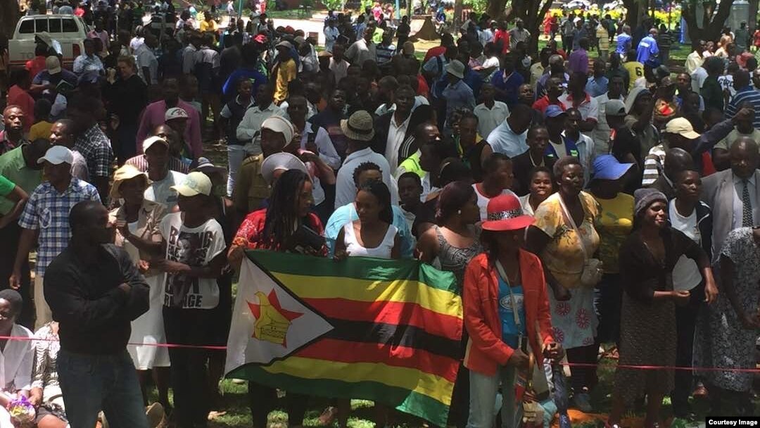 Zvizvarwa Zvezimbabwe Zvinoungana Muafrica Unity Square Zvichiti Vamugabe Vaende