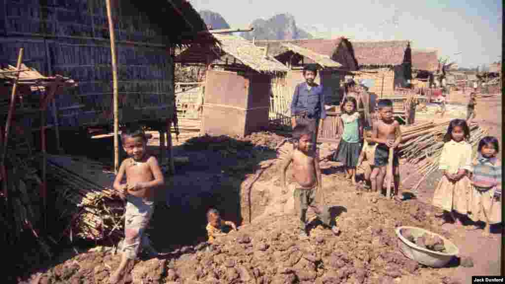 Children At Cambodia-Thai Border Refugee Camps During 1980s