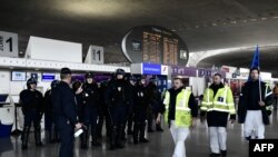 Một cuộc đình công của nhân viên hãng hàng không Air France.