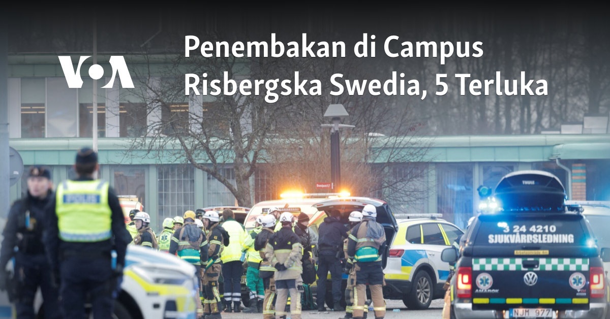 Penembakan di Campus Risbergska Swedia, 5 Terluka