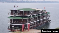 Viking ​Cruise Journey​ ​docks at Kampong Cham province.