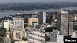 Buildings are seen in the Plateau district in Abidjan, Ivory Coast, Sept. 11, 2015.