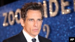 FILE - Ben Stiller poses for photographers upon arrival at the premiere of the film "Zoolander No.2," in London, Feb. 4, 2016.