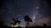 FILE - This long-exposure photograph shows the Milky Way in the clear night sky near Yangon, Aug. 12, 2013.