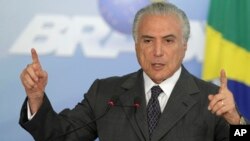 Michel Temer, Presidente brasileiro